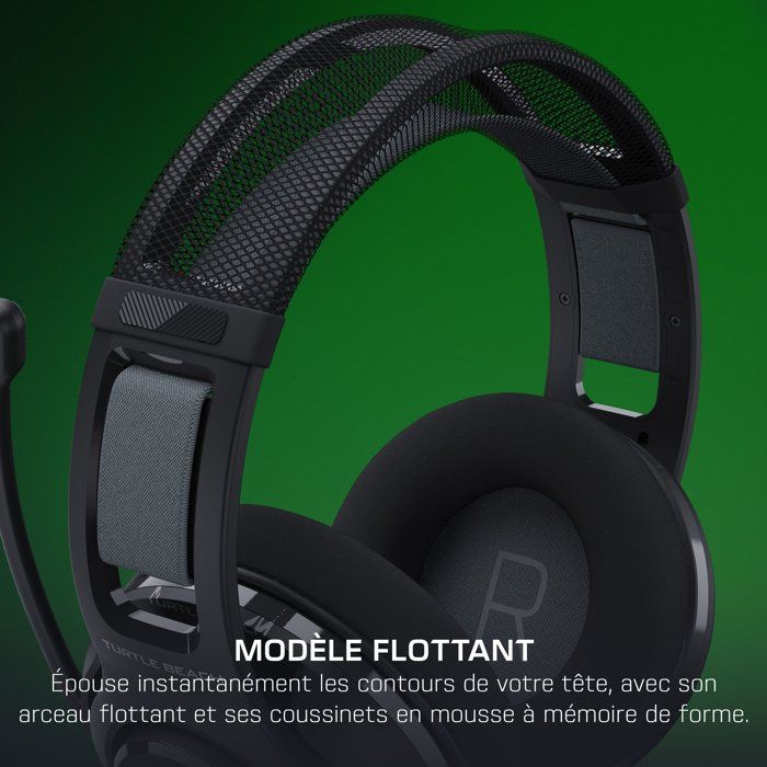 Wired, Multi-Platform Gaming Headset - TURTLE BEACH - Atlas 200 - 50 mm Nanoclear Speakers - Fold-Down Microphone