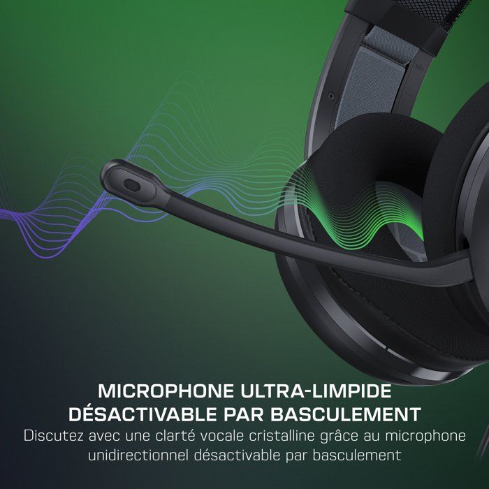Wired, Multi-Platform Gaming Headset - TURTLE BEACH - Atlas 200 - 50 mm Nanoclear Speakers - Fold-Down Microphone