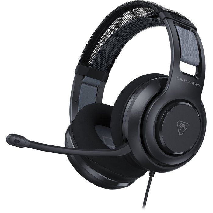 Wired, Multi-Platform Gaming Headset - TURTLE BEACH - Atlas 200 - 50 mm Nanoclear Speakers - Fold-Down Microphone
