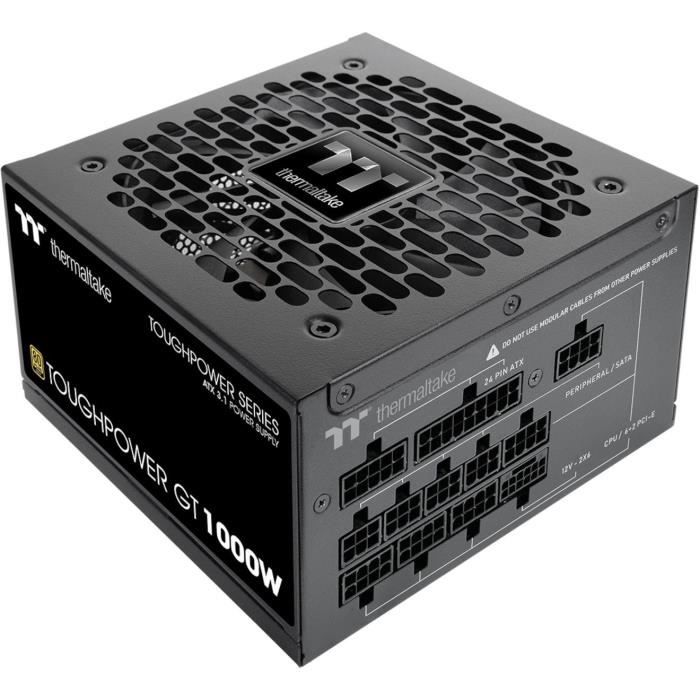THERMALTAKE - Toughpower GT - PC Power Supply - 1000 W - 80+ Gold - ATX3.1 - Fully Modular - PCI-E 5.1 12VHPWR