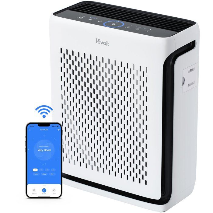 Purificateur d'air - LEVOIT - Vital 100S - Smart HEPA - White