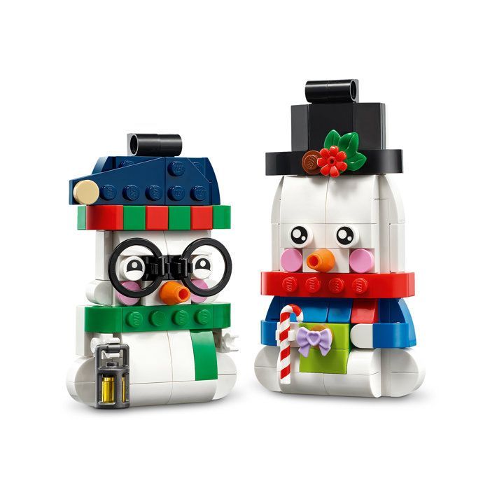 LEGO 40812 - Decorative Snowmen - 2 Hanging Figures - Kids' Set - Ages 6 and up