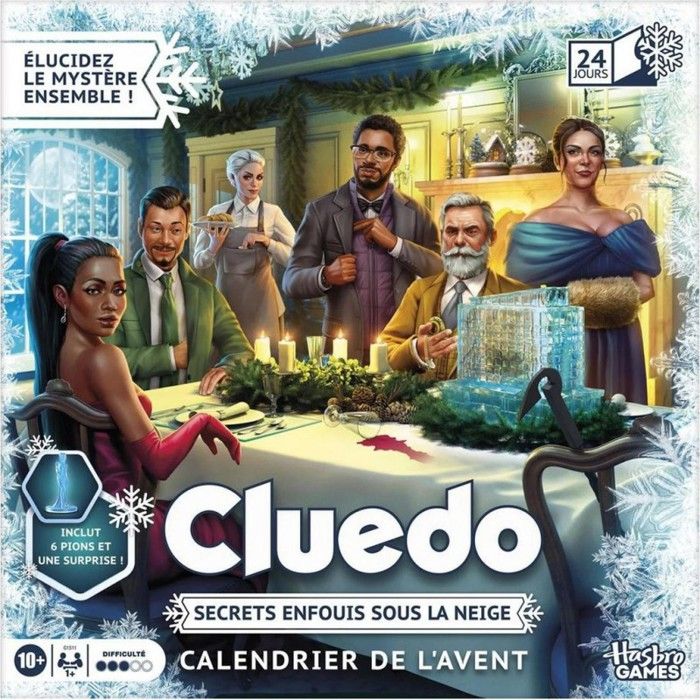 CLUEDO Advent Calendar: Secrets Buried Under the Snow - CLUE - G1511101