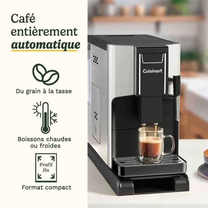 Machine a expresso entierement automatique - CUISINART - EME - EM550E - Noir