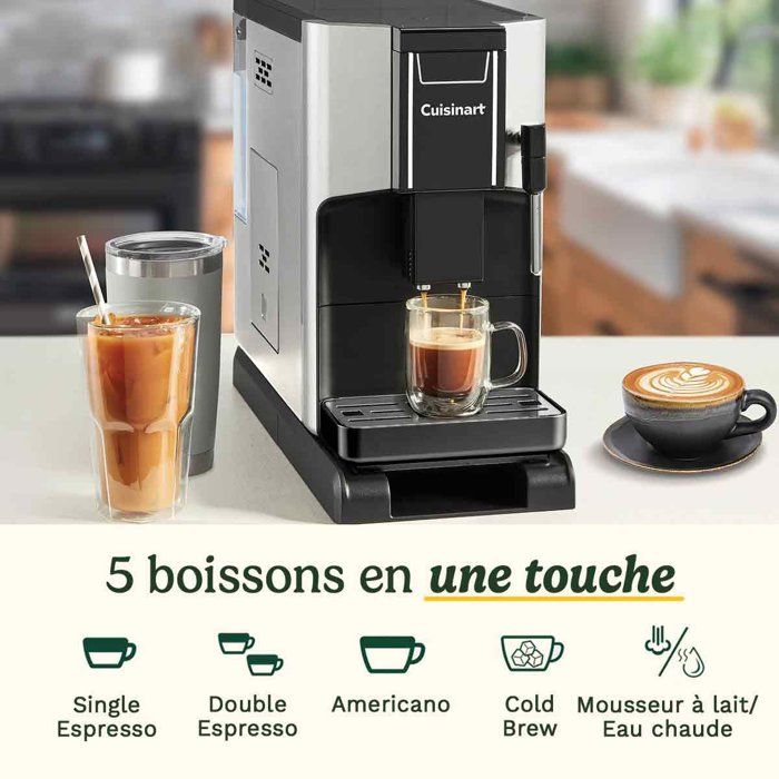 Machine a expresso entierement automatique - CUISINART - EME - EM550E - Noir