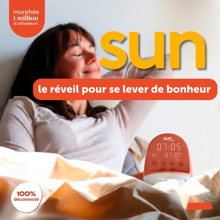 Dawn Simulator Alarm Clock - MORPHEE - SUN - Positive Thoughts - Twilight Simulator