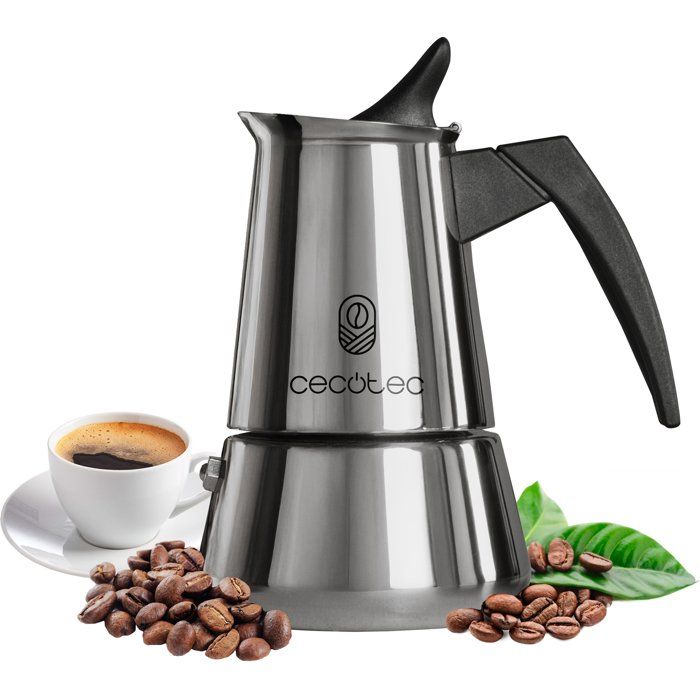 Italian Coffee Maker - CECOTEC - Piccolina 900 - 10 cups - 450 ml - Induction-compatible