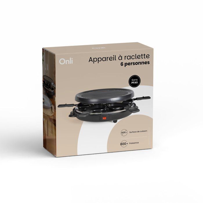 Raclette - ONLI - ON1020N - Serves 6 - Grill