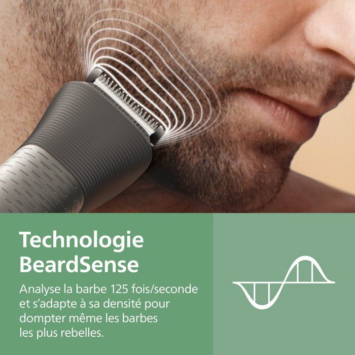 Tondeuse multi-usages - PHILIPS - Série 7000 - 16 en 1 - 21 hauteurs de coupe - Étanche
