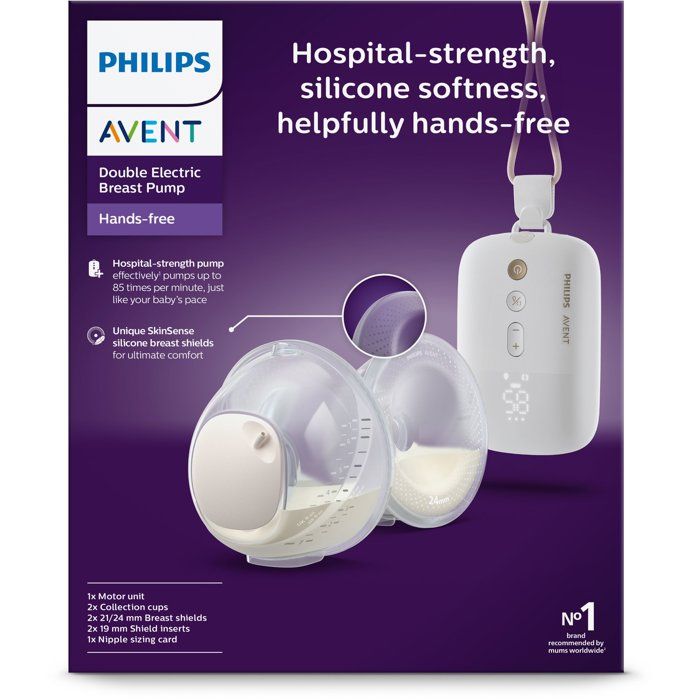 Tire-lait électrique double mains libres - PHILIPS - double pompage - mains libres - technologie naturelle