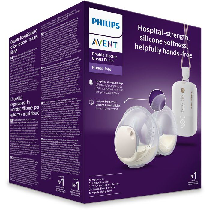 Tire-lait électrique double mains libres - PHILIPS - double pompage - mains libres - technologie naturelle