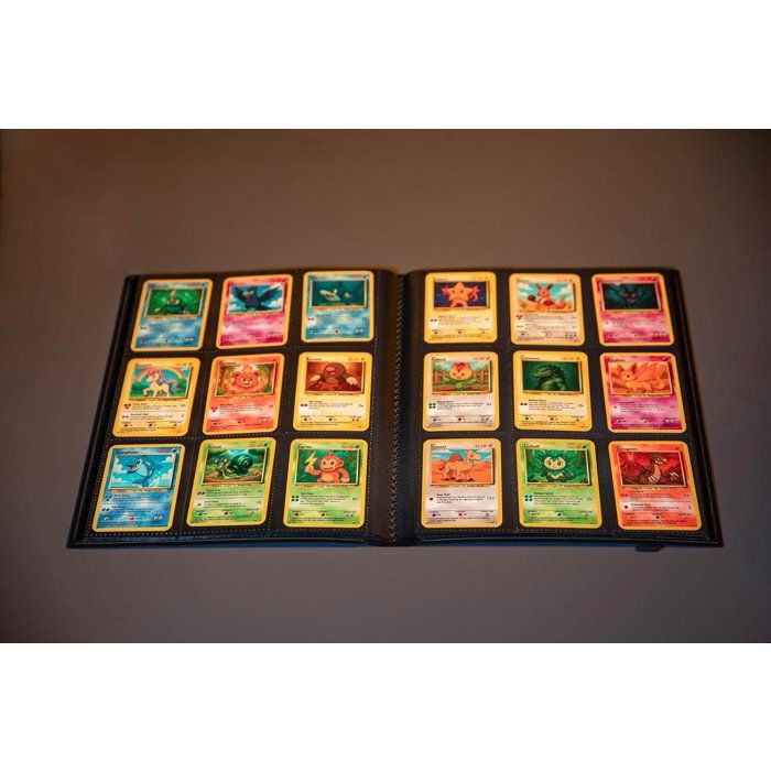360-Card Trading Card Album - Konix - 9 63 x 88 mm sleeves per page - Compatible with Magic: The Gathering, Pokémon, and Yu-Gi-Oh!