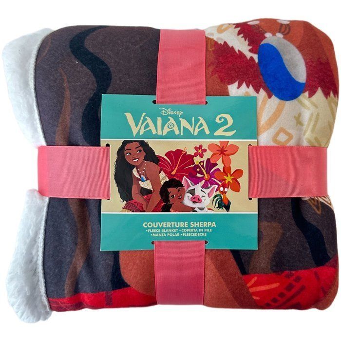 Sherpa Blanket - DISNEY MOANA - Sisters of the Ocean - 100 x 150 cm