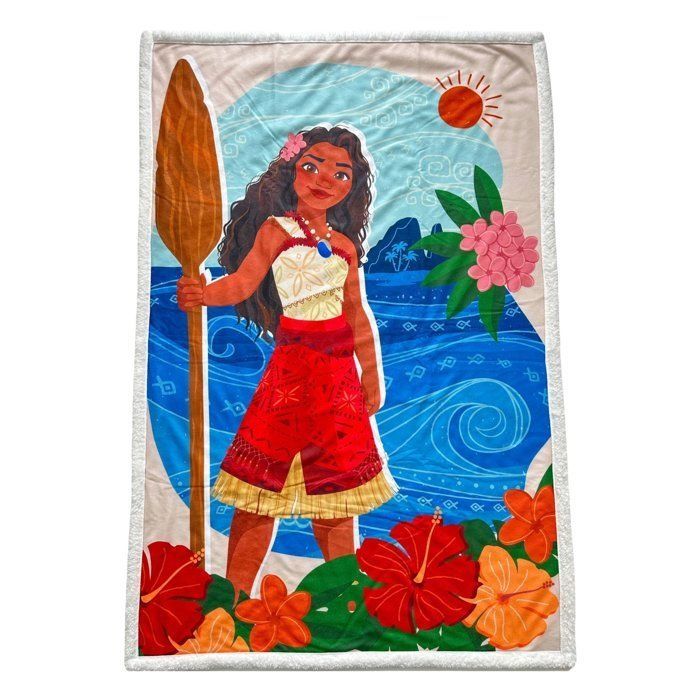 Sherpa Blanket - DISNEY MOANA - 100 x 150 cm