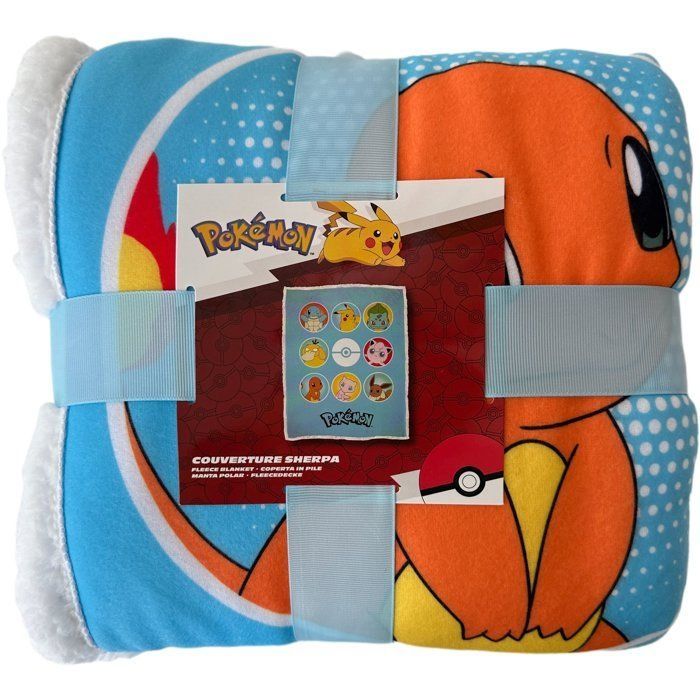 Sherpa Plaid - POKEMON - Pokedex - 100 x 150 cm