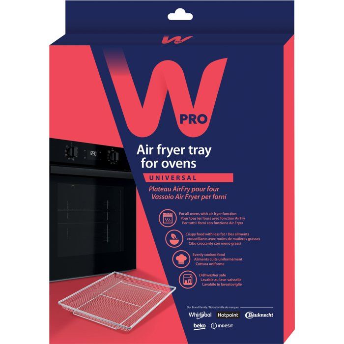 AirFry Oven Tray - WPRO - AFR100 - Crispy Results - Less Fat - Universal
