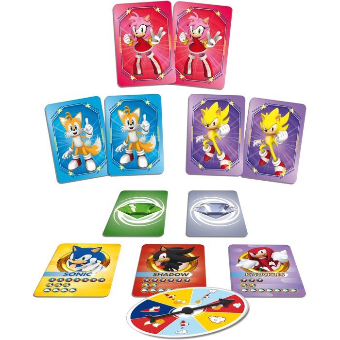 Sonic Card Game Backpack - Travel Games - LISCIANI - Backpack Included