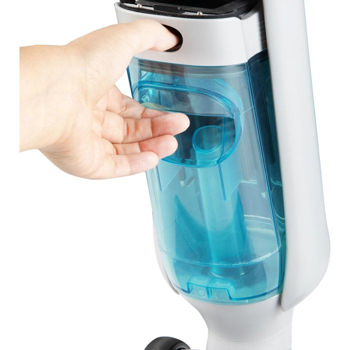 Aspirateur balai laveur - DOMO DO253SW - 10 000 Pa - 35 min - 75 m² - 450 ml - Blanc / Bleu