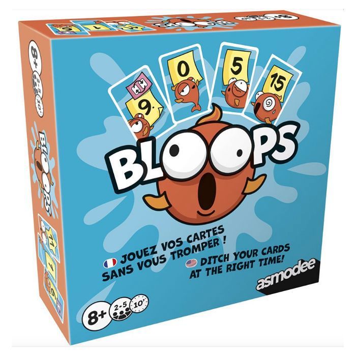 Bloops - Card Games - ASMODEE - ZYGPUN0101FR - Blue - Ages 8 and up