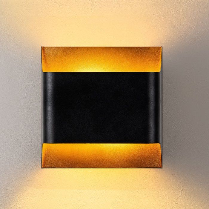 Black Wall Sconce - Black Metal - Modern Lighting - Contemporary Style