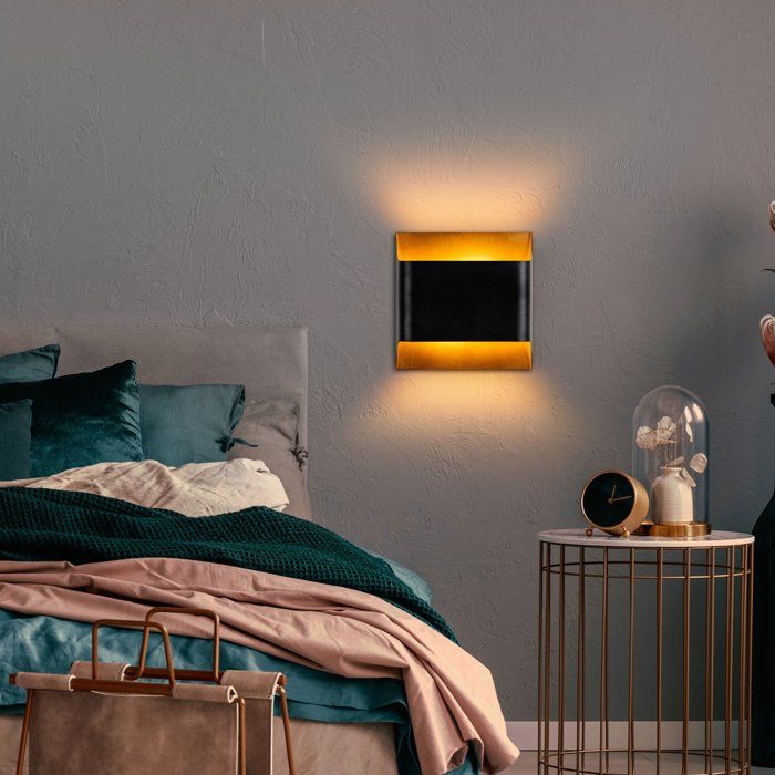Black Wall Sconce - Black Metal - Modern Lighting - Contemporary Style