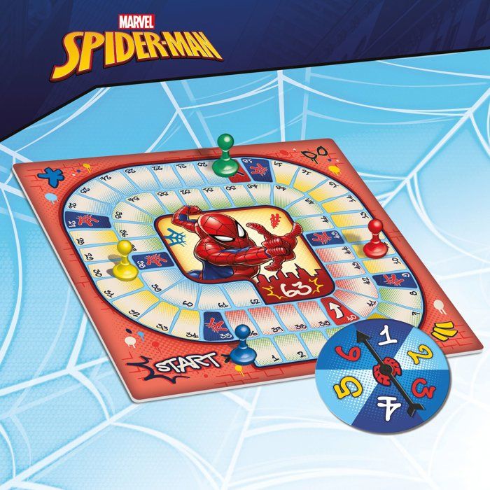 Spider-Man Travel Game Backpack - Game Set - LISCIANI - Backpack Included