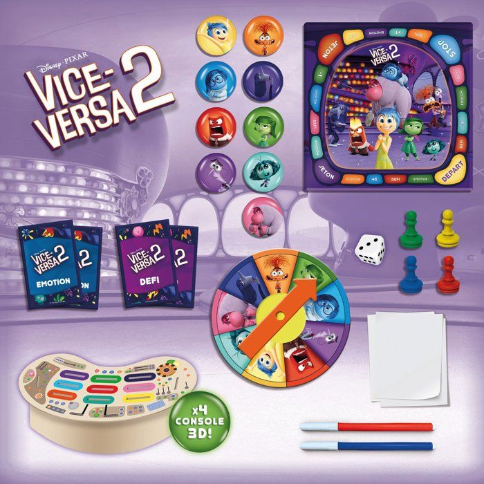 Vice-Versa 2: The Game of Emotions - Board Game - LISCIANI - Emotions - Interactive Challenges