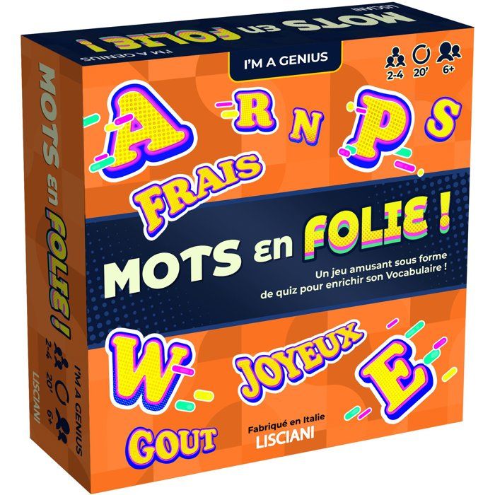I'm Genius: Word Frenzy! - Educational Vocabulary Game - LISCIANI - Language - Tailored Challenges