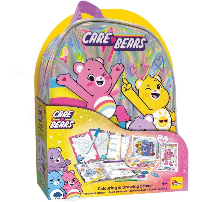 Drawing and Coloring School Backpack - LISCIANI - The Care Bears - Creative Activities - Portable Size