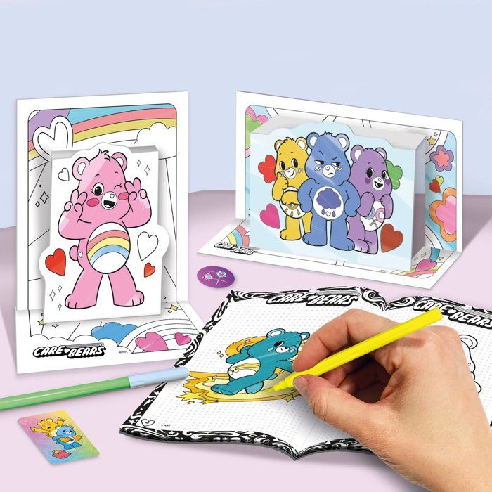 Drawing and Coloring School Backpack - LISCIANI - The Care Bears - Creative Activities - Portable Size