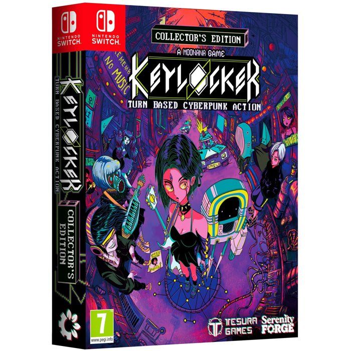 Keylocker | Turn Based Cyberpunk Action - Collector's Edition - Jeu Nintendo Switch