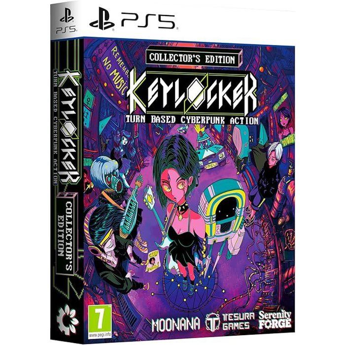 Keylocker | Turn Based Cyberpunk Action - Collector's Edition - Jeu PS5