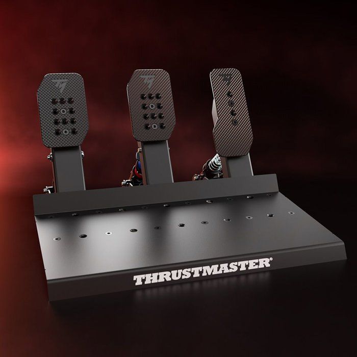 Kit pédalier complet - THRUSTMASTER - Raceline LC upgrade WW - Multiplatforme - 100% métal - Entierement modulaire - Noir et argent