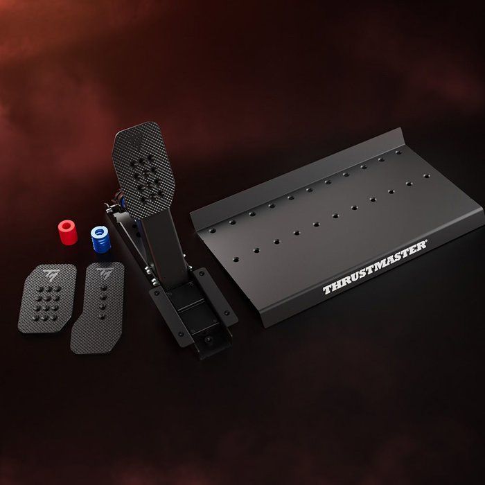 Kit pédalier complet - THRUSTMASTER - Raceline LC upgrade WW - Multiplatforme - 100% métal - Entierement modulaire - Noir et argent