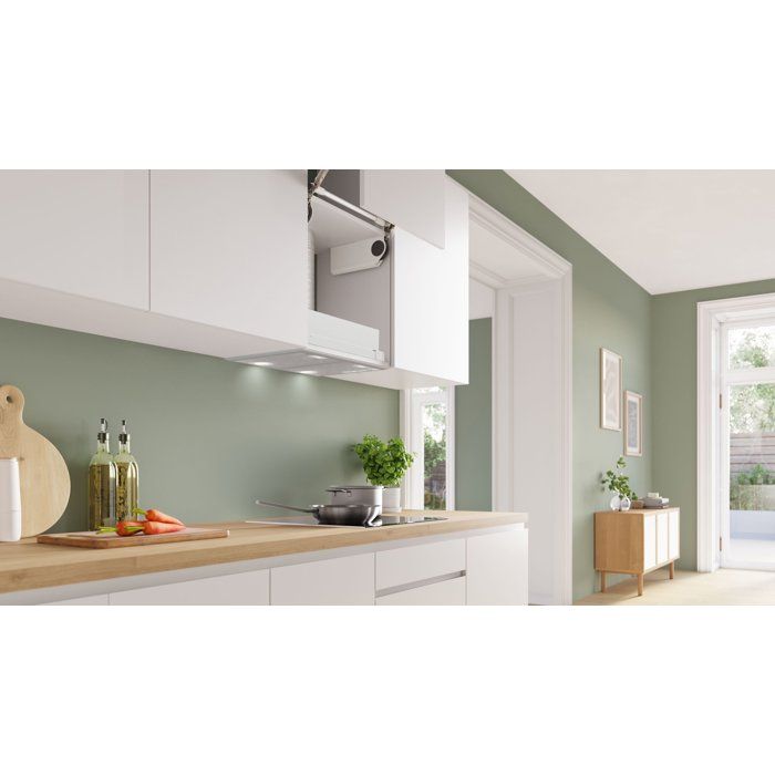53 cm Range Hood - Bosch Series 4 - metalLook - H 21.5 x W 50 x D 35 cm - 3 speeds - 63 dB - Energy Class D