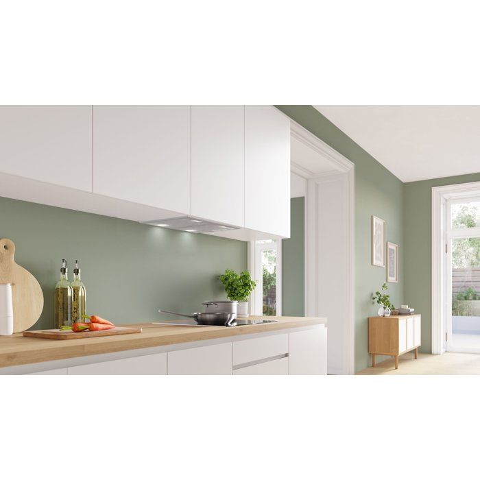 53 cm Range Hood - Bosch Series 4 - metalLook - H 21.5 x W 50 x D 35 cm - 3 speeds - 63 dB - Energy Class D