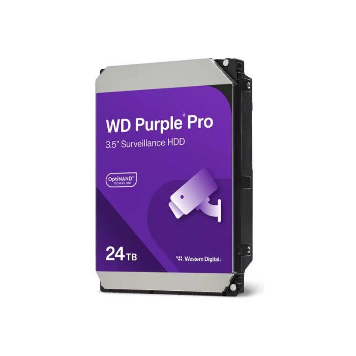 WD Purple Pro - WD241PURP - Hard Drive - 24 TB - 3.5" - 7,200 RPM
