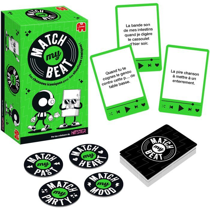 Match My Beat - Party Game - JUMBO - Music and Hilarious Situations