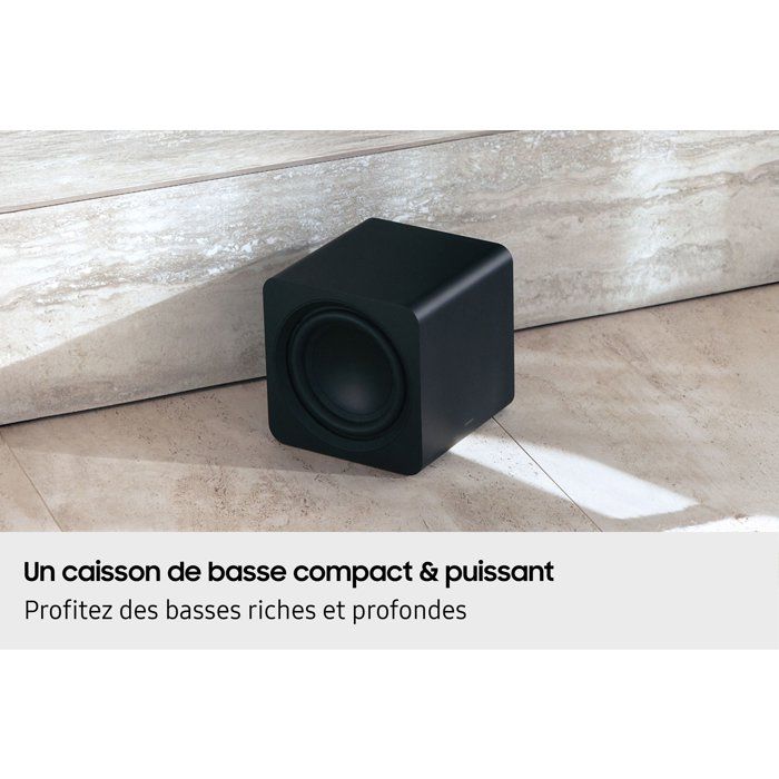 Barre de son - SAMSUNG - HW-Q930H - 9.1.4 canaux - Caisson de basses sans fil - Enceintes arriere incluses