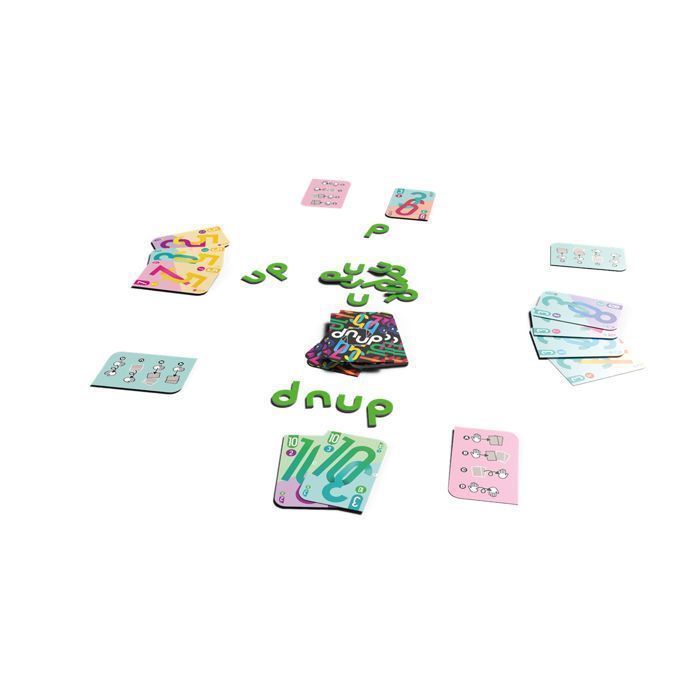Dnup - The Card Game That Turns Things Upside Down - SPACE COWBOYS - SCRVL0101FR - Green - Ages 8 and up