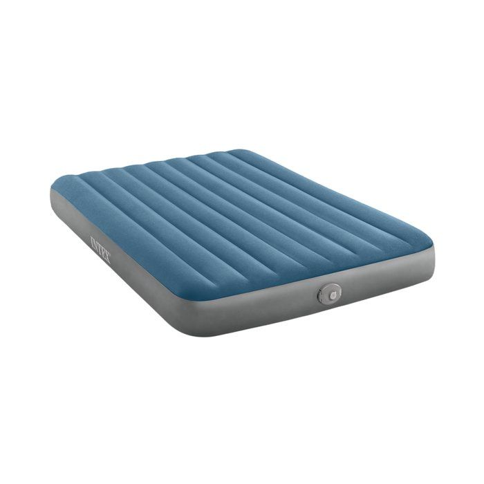INTEX Inflatable Mattress - 64189NP - Prestige Downy - 2.03 x 1.52 x 0.25 m - 2 people - Indoor/Outdoor - Rechargeable Pump