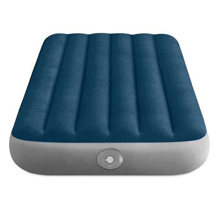 INTEX Inflatable Mattress - 64187NP - Prestige Downy - 1.91 x 0.99 x 0.25 m - Single - Indoor/Outdoor - Rechargeable Pump