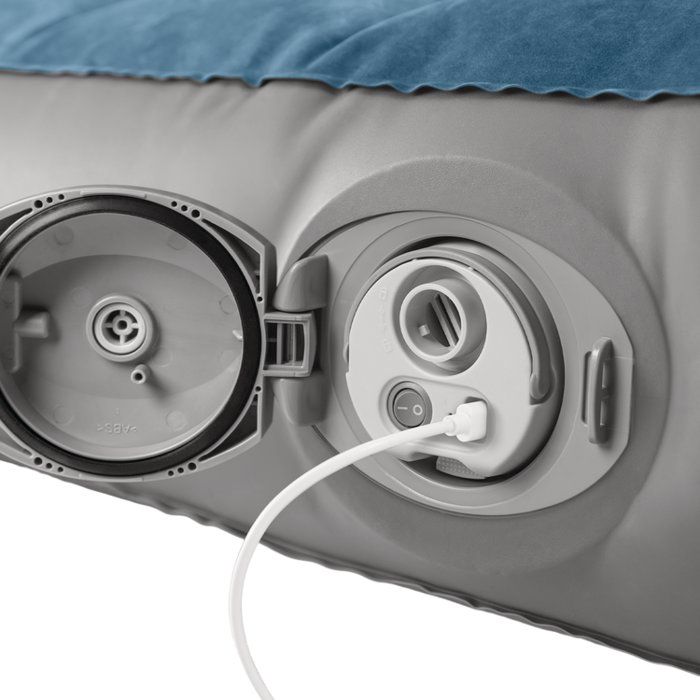 INTEX Inflatable Mattress - 64187NP - Prestige Downy - 1.91 x 0.99 x 0.25 m - Single - Indoor/Outdoor - Rechargeable Pump