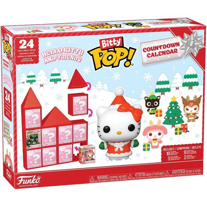 Funko Bitty Pop! - Hello Kitty & Friends - Advent Calendar: 24 Days of Surprises Before Christmas Collectible Figures