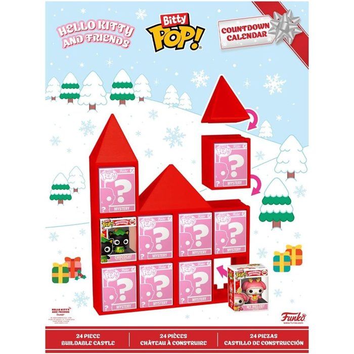 Funko Bitty Pop! - Hello Kitty & Friends - Advent Calendar: 24 Days of Surprises Before Christmas Collectible Figures