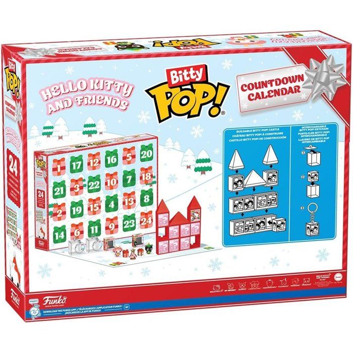 Funko Bitty Pop! - Hello Kitty & Friends - Advent Calendar: 24 Days of Surprises Before Christmas Collectible Figures