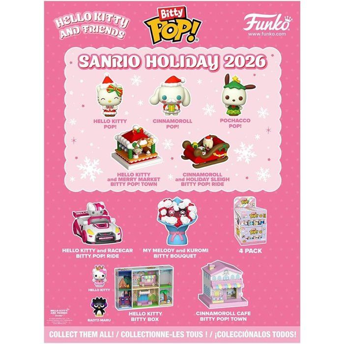 Funko Bitty Pop! - Hello Kitty & Friends - Advent Calendar: 24 Days of Surprises Before Christmas Collectible Figures