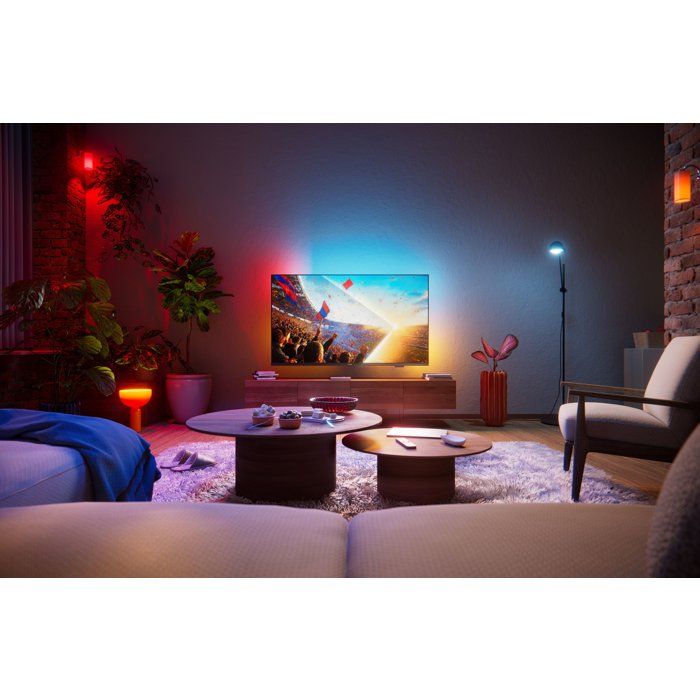 Philips 43PUS8001 Ambilight - 43" LED TV (108 cm) - 4K UHD 3840x2160 - HDR10+ - Smart TV - 3x HDMI 2.0 - WiFi