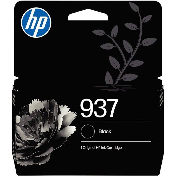 HP 937 Genuine Black Ink Cartridge (4S6W5NE) - For HP OfficeJet Pro 9100, 9700