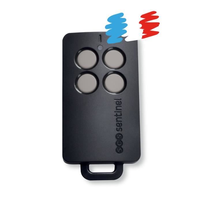 SCS Sentinel - 4 -channel gate remote control with COBEST CODE TURNING - RACE 50M - AAM0121
